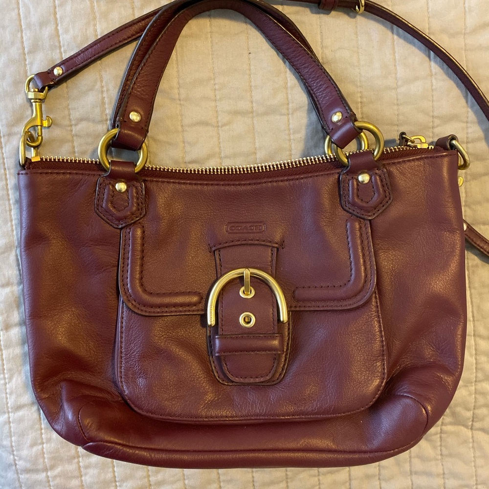 Plum Coach Satchel
